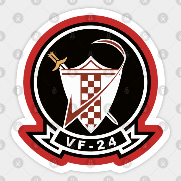 VF-24 Red Checkertails Squadron Sticker by MBK